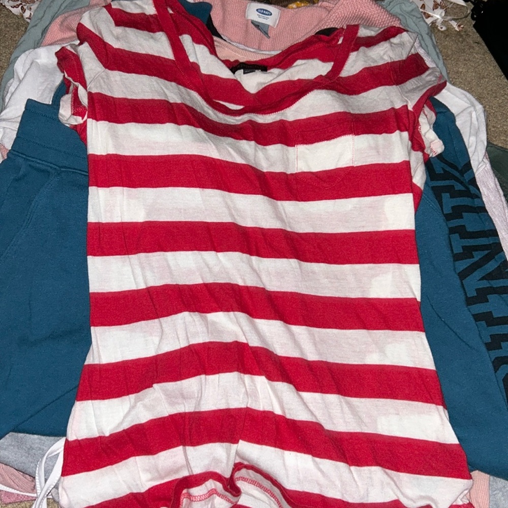 striped express tee